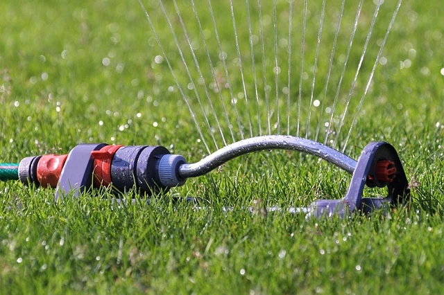 lawn sprinkler, water, hose connection