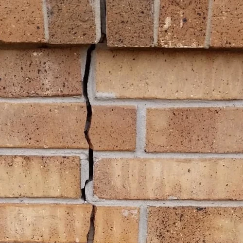 Cracks In Brick Before